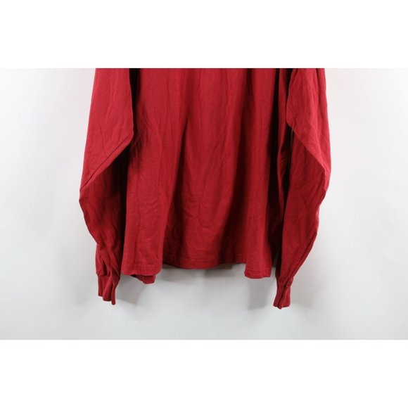 Vtg Adidas Mens 2XL Faded Cleveland Cavaliers Basketball Long Sleeve T-Shirt Red - Picture 9 of 9